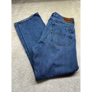 Polo Ralph Lauren Classic 867 Mens Straight Leg Blue Denim Jeans 34x30